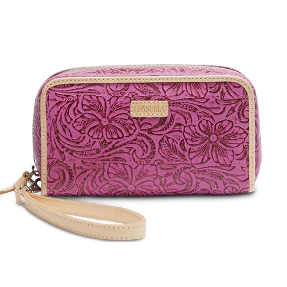 Consuela Pink Floral Wristlet Clutch - Picture 6 of 6